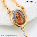 42338 Xuping Jewelry Fashion 18K Gold Plated Cross Necklace With Cross Pendant